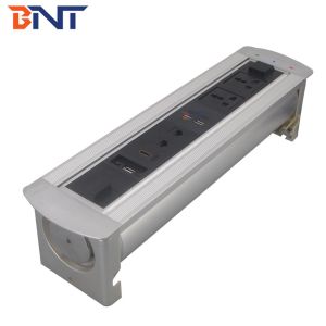 Office power data solution hidden desktop power socket with usb charger