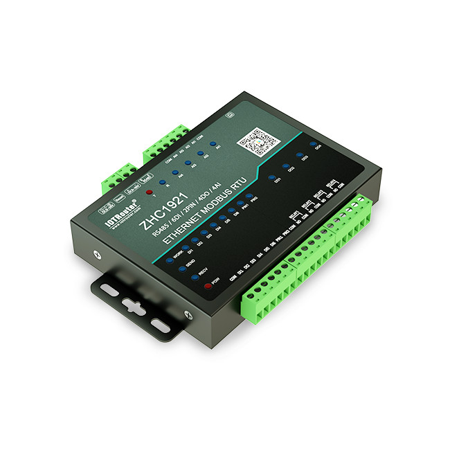 ZHC1921 Mqtt Protocol Rs485 Ethernet Relay Controller With Pulse Counting System