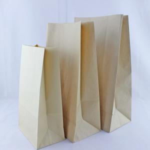 China Printing Kraft Foil Lined Paper Bags No Handles Square Bottom Customized wholesale