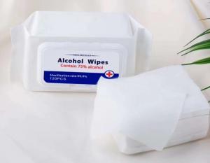 China Anti Bacteria Alcohol Disinfectant Wipes , 10pcs Isopropyl Alcohol Wipes wholesale
