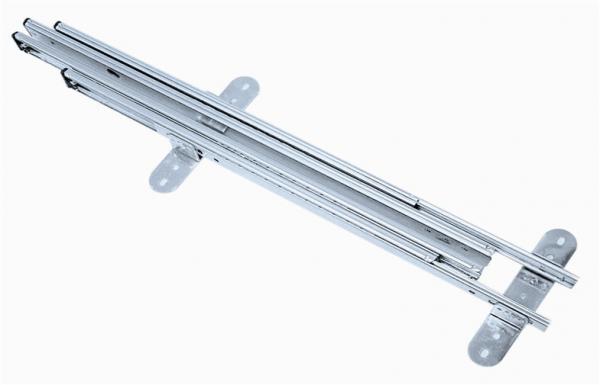Quality Easy Close  Kitchen Drawer Slides Bottom Mounted  With Galvanized Steel , 20 inch for sale