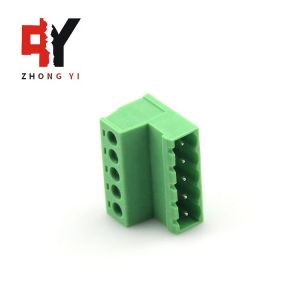 Seal Type Pcb Pluggable Terminal Block Connector HQ2EDGKR-5.0/5.08mm