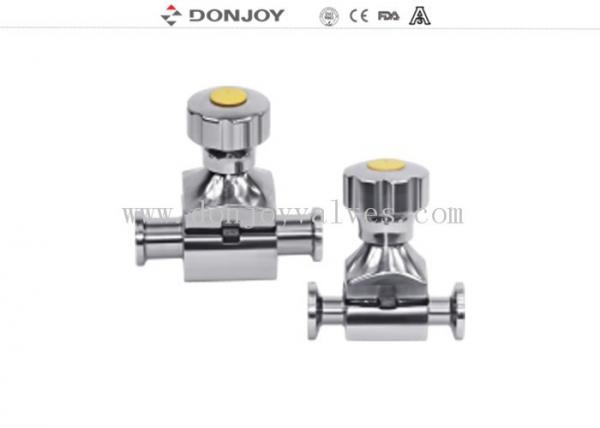 Quality 1/4'' - 3/4'' 316L  Mini - type Sanitary Diaphragm Valve with manual , pneumatic for sale