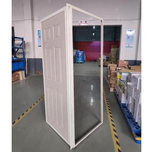 China Customized Slimline Aluminium French Doors White Anti Theft wholesale
