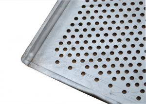 China Flat And Perforated Aluminium Baking Tray With Raised Edges 20mm Tray Height wholesale