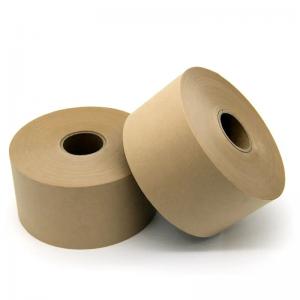 China Non Reinforced Kraft Packaging Tape Eco Friendly Water Activated Reinforced Gummed Tape wholesale