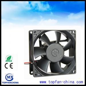 China Low Noise Waterproof Ball Bearing DC Motor Fan With 6000 Rpm Speed wholesale
