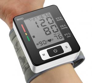China MS15 Home Wrist Type Fully Automatic English Electronic Blood Pressure Monitor on sale