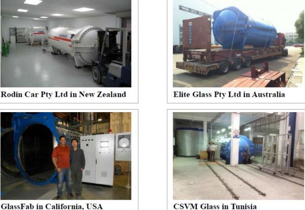 Pneumatic Glass Laminating Autoclave Glass Reactor With TPC Control System Of GB150 Standards