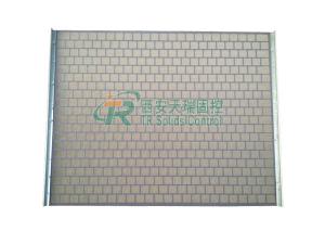 China Hook Strip Flat Screen Shale Shaker Screen Stainless Steel Wire Cloth Layers wholesale