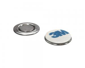 China Kellin Neodymium Magnets Magnetics Name Badges Small Round Magnetic Fastener ID Badge Holder with Adhesive wholesale