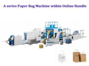 China Automatic Twisted Rope Handle Paper Bag Making Machine A400 Ounuo Machinery wholesale