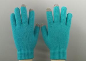 China 10 Gauge Acrylic Touch Screen Gloves , Safety Hand Gloves 22cm - 27cm Length wholesale