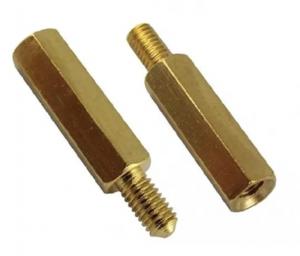 China M3 X 8 + 6mm Hex Brass Standoff Screw For PCB Spacer ANSI Standard on sale
