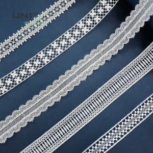 China Embroidery Trimming Cotton Fabric Lace For Clothing Decoration on sale