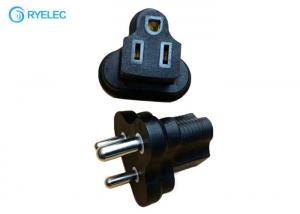 China South Africa Male Plug To Usa Nema 5-15r Adapter Three Hole Socket For Industrial Power wholesale