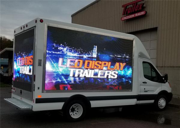 P8mm 256*128mm Truck Led Panel , 5500nits Mobile Led Signs For Rent