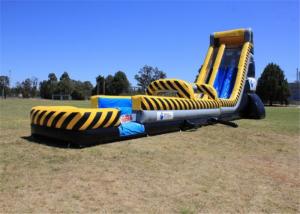 China Commercial Big Inflatable Water Slide Long Lifespan Puncture Proof For Amusement Park wholesale