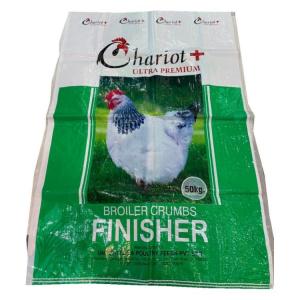 China Colorful Printed 50kg Bopp Laminated Bag For Chicken Feed Moistureproof Bopp Bag on sale