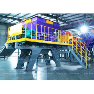 Automatic Double Shaft Shredder with Six-Fold Seal and Separate Box Design for