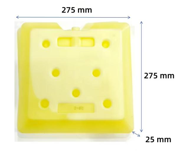 Quality Customizable Durable PCM Ice Pack with Various Sizes and 2-8C 15-25C Temperature Range for sale