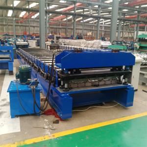 China Pre Painted Steel Galvanized Ibr Roof Panel Roll Forming Machine For Wall Panel wholesale