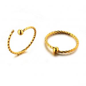 China Women new korea style body piercing jewelry gold plated nose ring on sale