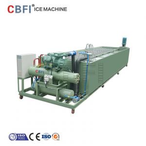 China Block Ice Maker Machine with Semi Hermetic Compressor Low Pressure Meters wholesale