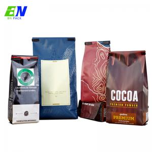 China 250g 500g Hot Sell Custom Printing Side Gusset Coffee Bag With Tin Tie And Valve wholesale