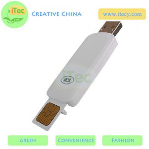 China Portable Sim card reader ISO7816 mini card reader Moblie smart card reader  PCSC protocol wholesale