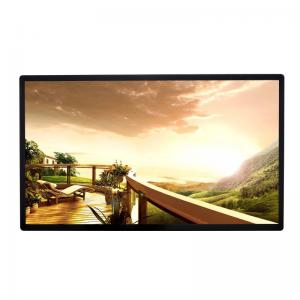 China Super Slim Wall Mounted Digital Advertising Display 43 Inch Rose Gold on sale