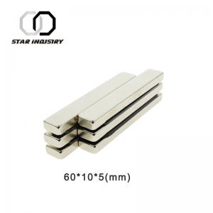 China N42 Neodymium Magnet Bar 100 x 20 x 10 mm , Large Neodymium Magnets Block N42 wholesale