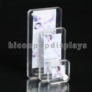China Household Clear Acrylic Photo Stands / Tabletop Photo Display Stands on sale