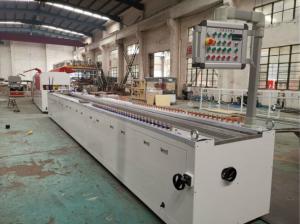 China Fully Automatic 380V 50HZ Plastic PVC Profile Extrusion Line Twin Screw Extrusion Machine wholesale