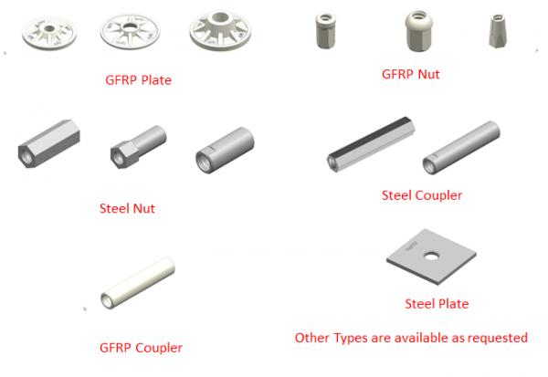 GFRP Coupling for GFRP Hollow and Solid Bolts in Slope Stabilization