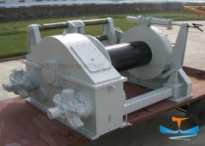 China 10t Electric Tugger Winch , Electric Boat Winch With Strap Customized Drum Size wholesale
