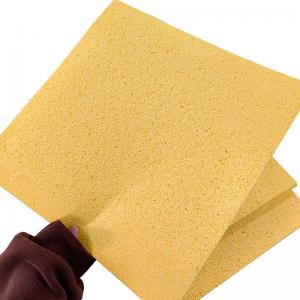 China Compressed Wood Pulp Cotton Soldering Iron Sponges High Temperature Resistant wholesale