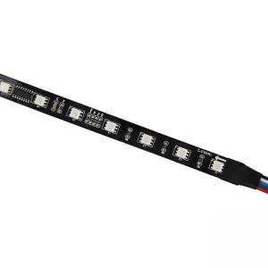 8 Pixel Wireless LED DMX Lighting Addressable 5050 Rgb Waterproof Black Strip