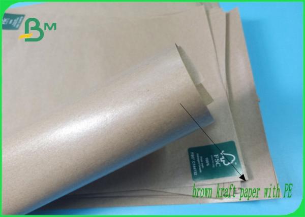 MG 30 / 35 / 40gsm green security heatable PE coated kraft paper for packing