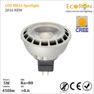 China 2016 new model 5w 7w mr16 12V DC led spot light cree cob for wholesales wholesale