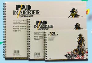 China Artist Painting Pad , The Marker Pad , A3 / A4 / A5 , Low Permeation Marker Pad wholesale