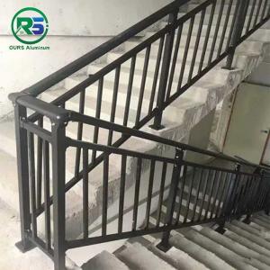 China Outdoor Steps Exterior Aluminum Stair Railing Handrail Adjustable 1500 Mm 1800 Mm wholesale