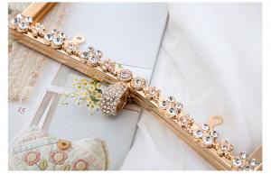 China 22cm Glittering O Ring Closure Purse Clutch Frame For Engaged Handbag wholesale