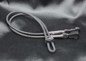 China Grey Matte OEM Metal Buckle Elastic Drawstring Cord For Sweatpants wholesale