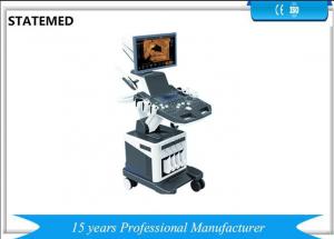 128 E 3D 4D Trolley Ultrasound Scanner With Double Monitors Multi - Language Support
