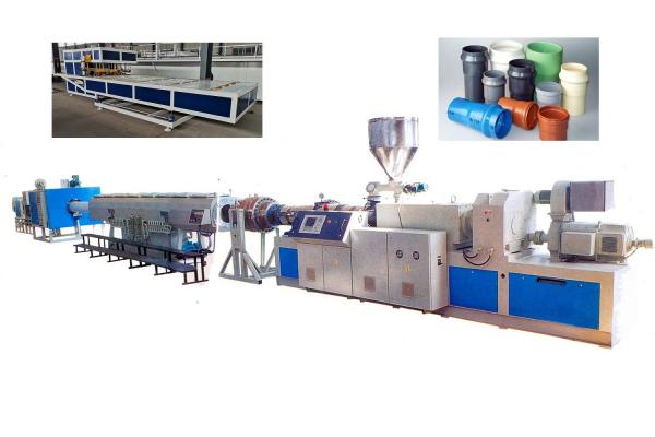 Quality PE / PP / PP - R / PERT Plastic Pipe Extrusion Machine High Speed Advanced Design in plastic extrusion for sale