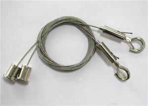 China 0.05 ″Stainless Steel Light Fitting Suspension Kits With Cable Gripper Hook wholesale