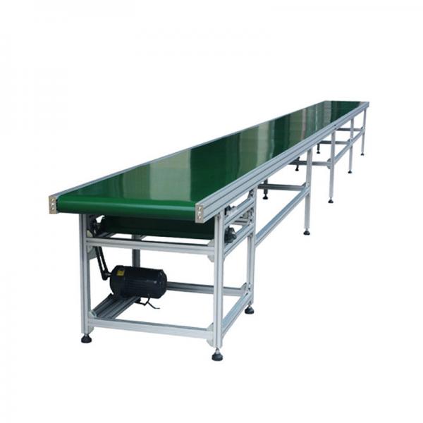 Quality Industrial Horizontal PVC Belt Conveyor Automatic Aluminum Profile Conveyor Belt for sale