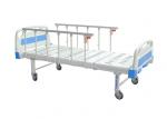 Anti-age Manual Hospital Beds Aluminum alloy side rails two cranks