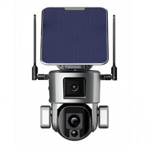 China IP66 Waterproof 4K Solar Powered CCTV Camera For Outdoor Surveillance wholesale
